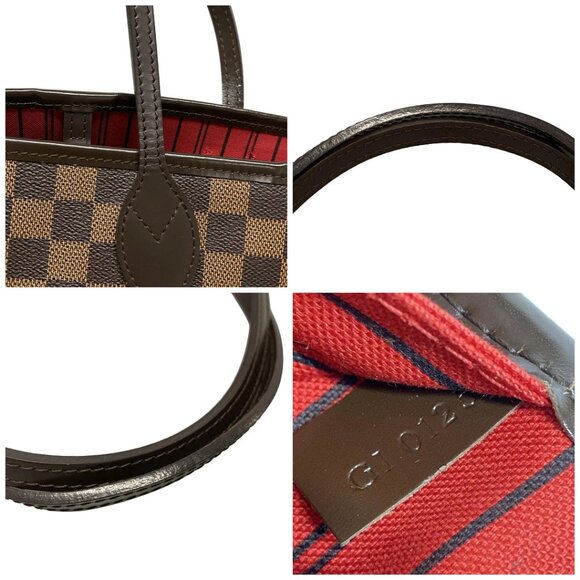 Auth LOUIS VUITTON Neverfull MM Ebene Damier Tote Bag - Picture 10 of 14